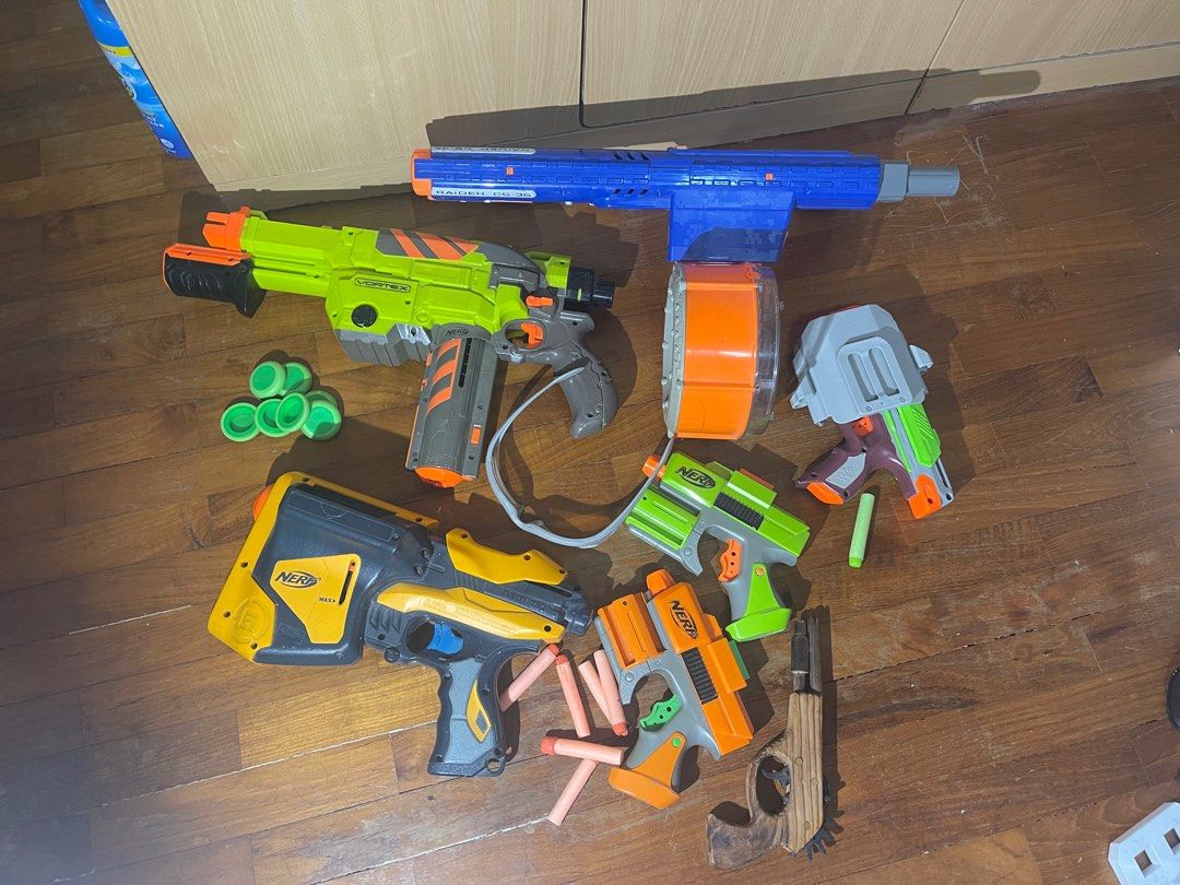 Buy all for $10 Assortment of Nerf Guns and toys guns, Safe to use with ...