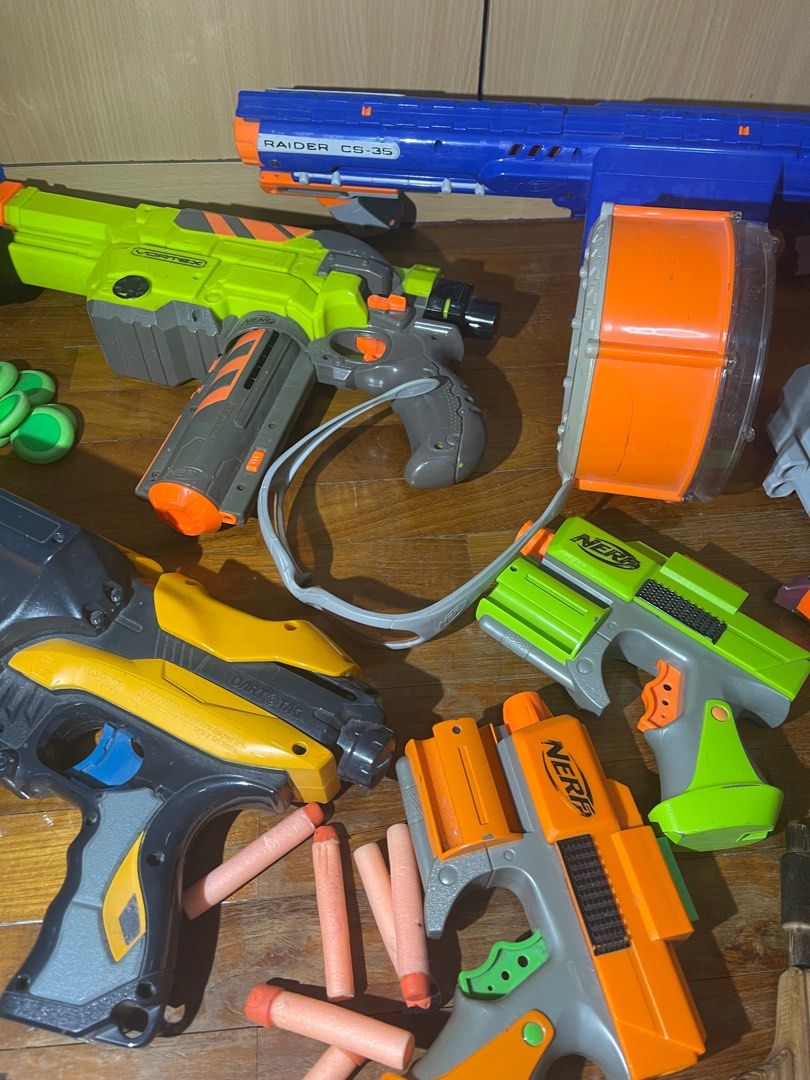 Buy all for $10 Assortment of Nerf Guns and toys guns, Safe to use with ...