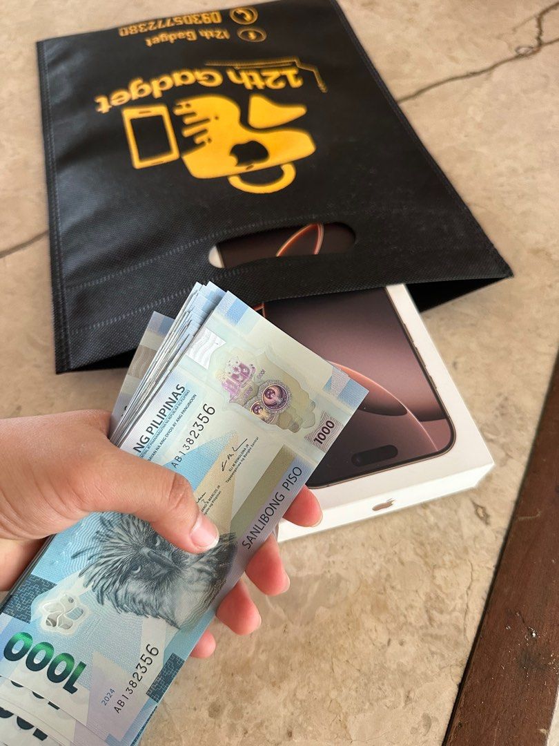BUYING RUSH Iphone, Ipad, Macbook 15 pro, 16 pro and max (Category: iPhone 16 Series) located in Manila. Submitted by abbym01 (Listing ID 1383474523, Image 3). Description: Buying Rush Gadgets: Iphone 13-16 pro max Ipad air/pro Macbook air or pro 2nd hand and brandnew Isa o maramihan. Surebuyer ngaun na.