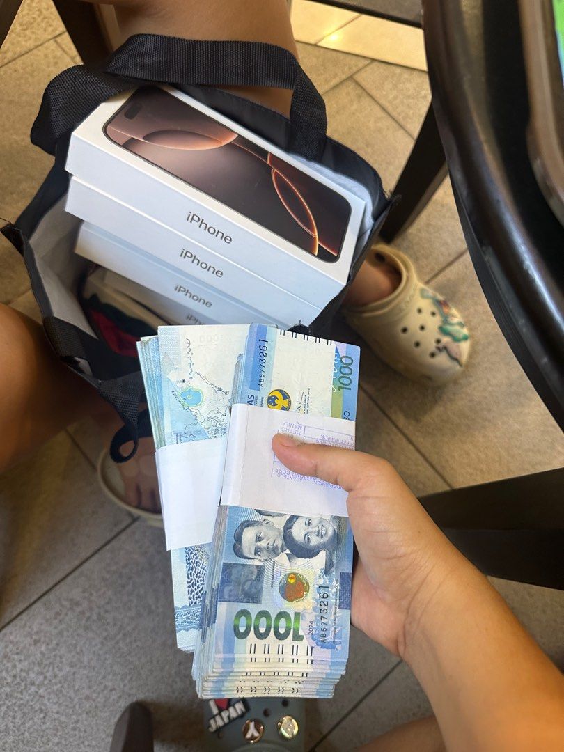 BUYING RUSH Iphone, Ipad, Macbook 15 pro, 16 pro and max (Category: iPhone 16 Series) located in Manila. Submitted by abbym01 (Listing ID 1383474523, Image 2). Description: Buying Rush Gadgets: Iphone 13-16 pro max Ipad air/pro Macbook air or pro 2nd hand and brandnew Isa o maramihan. Surebuyer ngaun na.