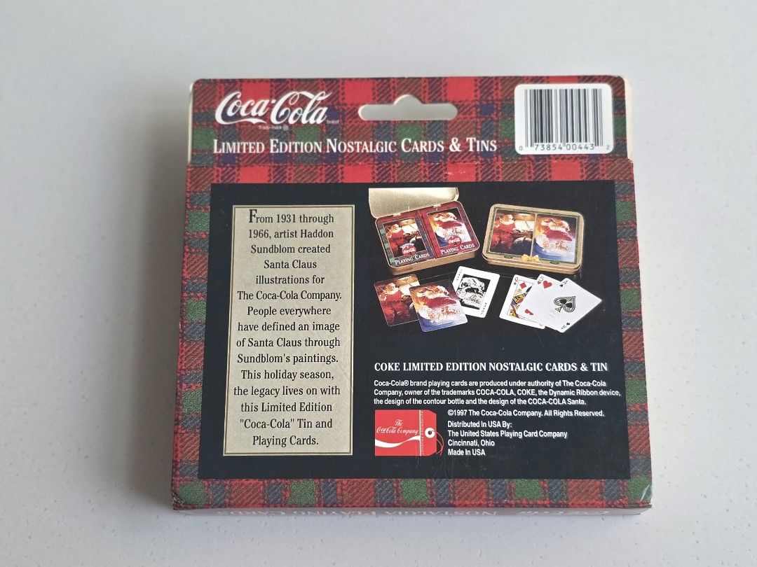 Coca-Cola Nostalgia Playing Cards - Limited Edition, Hobbies &amp; Toys ...