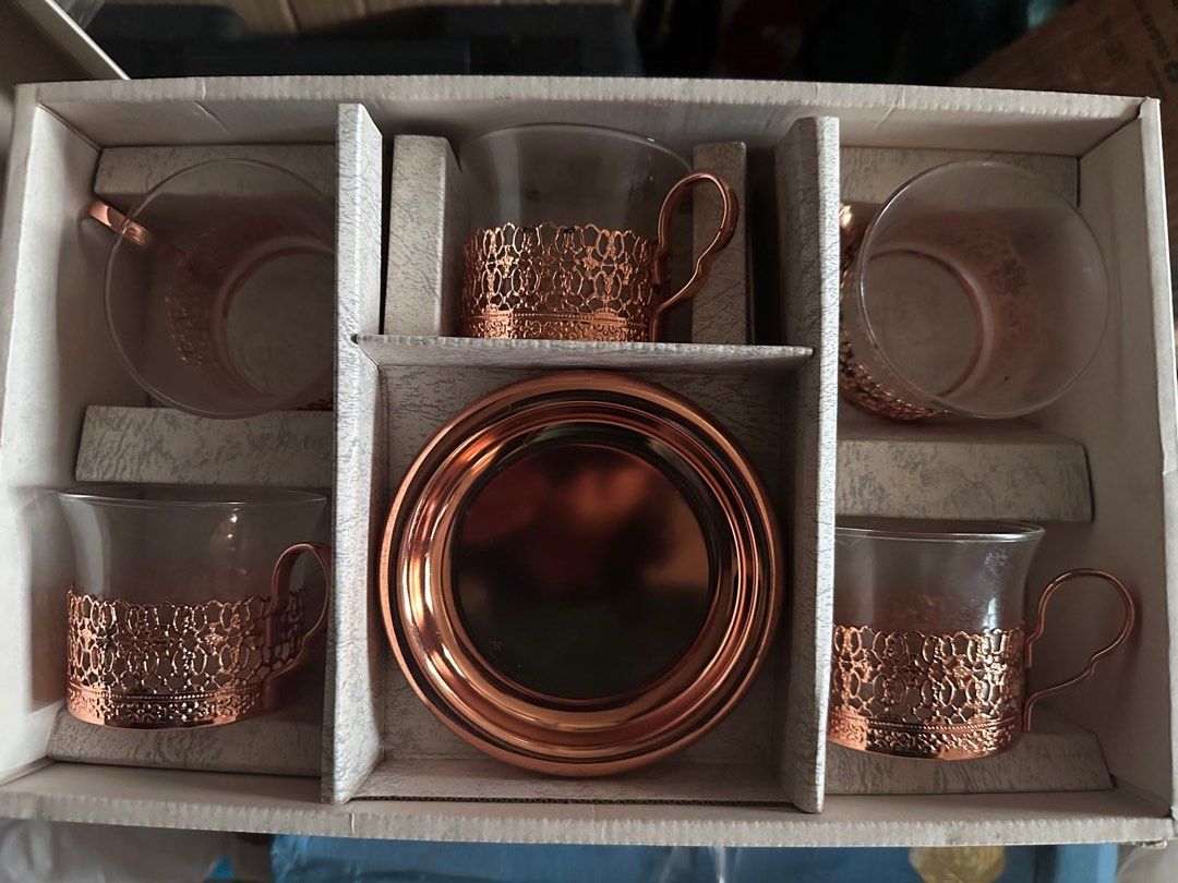 SALE!!! Copper cup and saucer (Category: Coffee & Tea Tableware) located in Antipolo. Submitted by queens.collections (Listing ID 1383475751, Image 1). Description: .