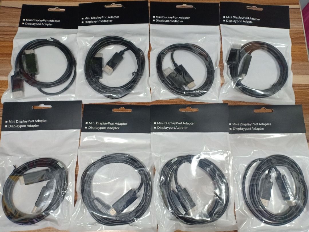 DisplayPort DP to HDMI Cord Cable (Category: Cables & Adaptors) located in Quezon City. Submitted by matet07 (Listing ID 1383480781, Image 2). Description: DisplayPort DP to HDMI Cord Cable DisplayPort DP(male)-input HDMI(male)-output -350 each -300 wholesale(6pcs. and above) -1.8m -with 1 week warranty -accept for shipping via GRAB, SPEEDY/BORZO and LALAMOVE COD(buyer's expense) -accept GCASH, MAYA payment -COMPATIBILITY IS BUYER'S RESPONSIBILIT