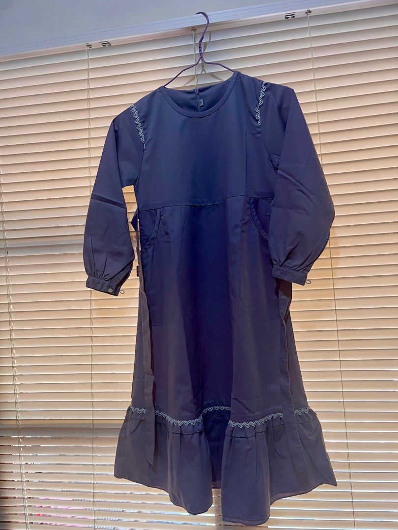 Gamis anak ungu muda (Kategori: 4 hingga 7 tahun) berada di Parung. Dikirim oleh dwi_maryani1426 (ID iklan 1383486392, Gambar 2). Deskripsi: Masih bagus bgt no minus, ukuran 4 tahun sampai 5 tahun tergantung bb dan tinggi.