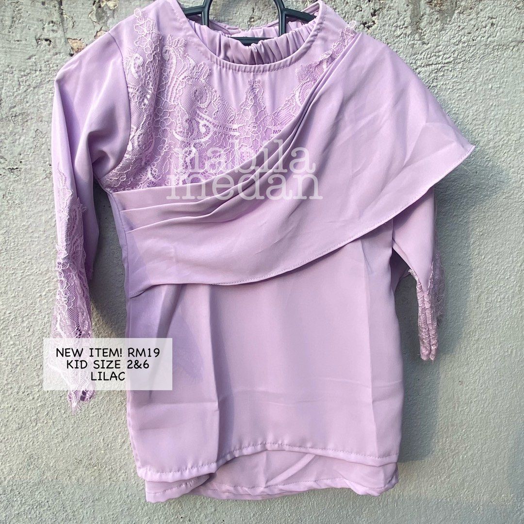 Girl Size 2 & 6 Kurung Moden Lilac (Category: Babies & Kids Fashion) located in Kapar. Submitted by nabilamedann (Listing ID 1381566665, Image 1). Description: .