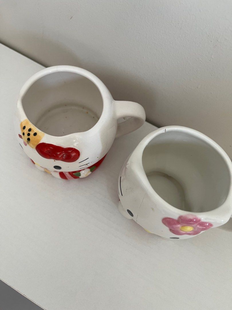 Hello Kitty Tea Cups (Category: Coffee & Tea Tableware) located in Mandaluyong City. Submitted by vpulgarr (Listing ID 1383502071, Image 2). Description: Take both for P350 See flaw on last picture.