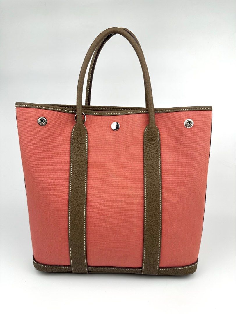 HERMES Garden File PM Tote bag (Category: Luxury Bags & Wallets) located in Manila. Submitted by luvluxe.mnl (Listing ID 1383491785, Image 2). Description: In PM size Nice colorway! Has signs of use but is still in good condition. No functionality issue Still presentable, you can wear it as is. .