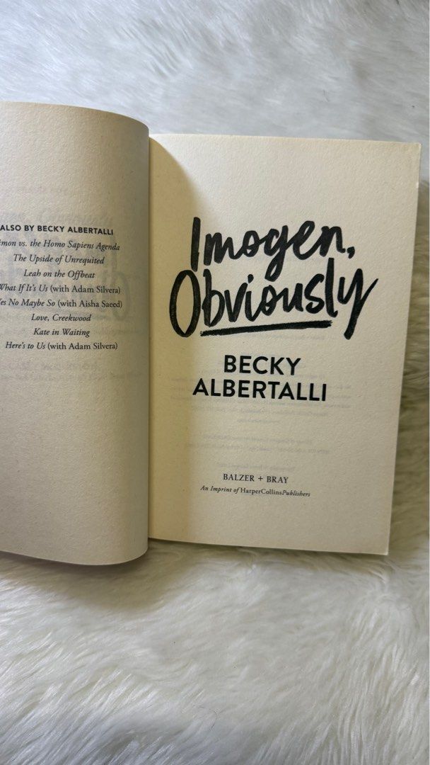 Imogen, Obviously by Becky Albertalli (Category: Storybooks) located in Pateros City. Submitted by _aintrose (Listing ID 1383644688, Image 3). Description: .