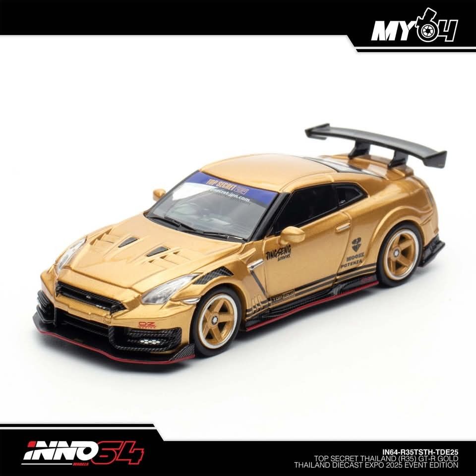 INNO INNO64 1/65 NISSAN SKYLINE GT-R R35 TOP SECRET THAILAND