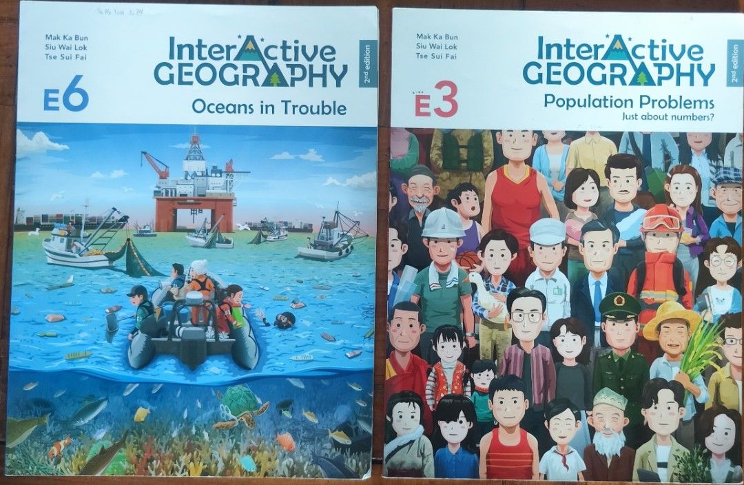 InterActive Geography E3 E6 （分類：教科書）位於 Hong Kong。 由 h57hr 提交（商品編號 1383511788，圖片 1）。簡介： $20/本 $40/2本。
