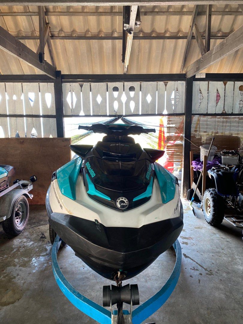 Jetski (Category: Announcements) located in Kemaman. Submitted by asyraafzam35913 (Listing ID 1383509757, Image 2). Description: 2023 GTX PRO 130 IBR/REF BLUE(USED) VIN NO :YDV63998B323 COLOUR:REFF BLUE ENGINE: 1630 2023 SPARK 3UP 90IBR (63NA)REFF BLUE (USED) VIN NO:YDV94527A222 COLOUR: REFF BLUE ENGINE :900ACE Harga jual (NEGO) GTX - rm60k Spark - rm35k Tak termasuk trailler.