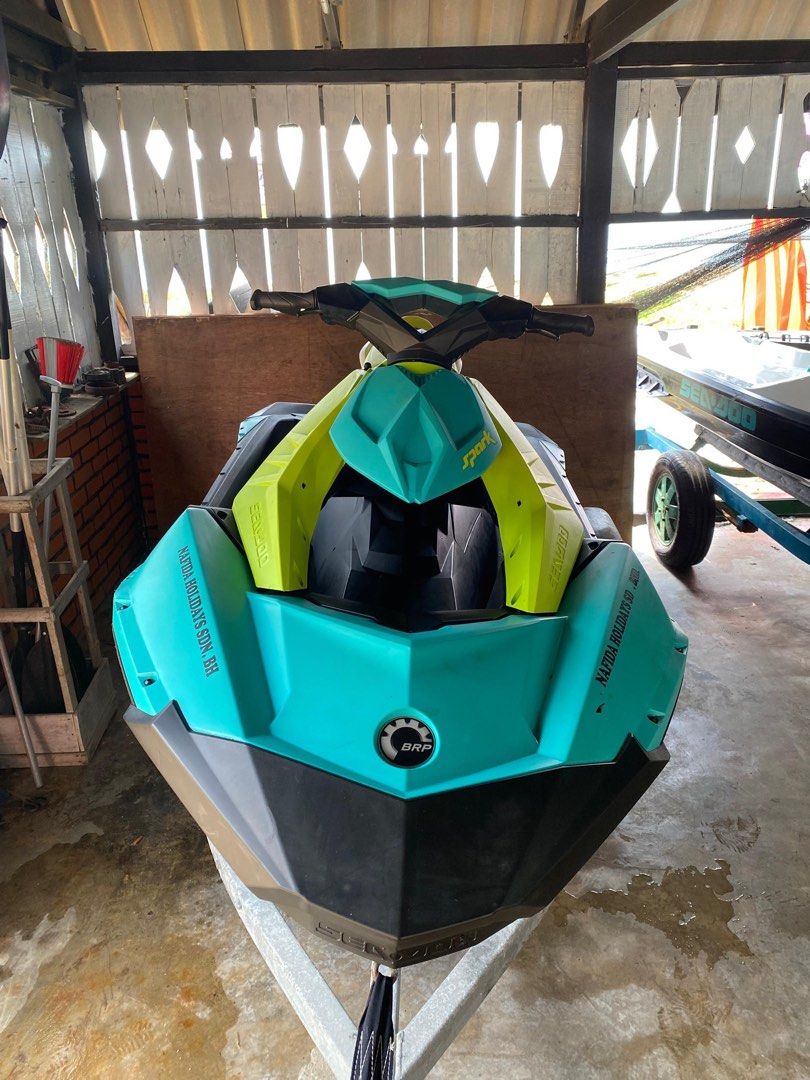 Jetski (Category: Announcements) located in Kemaman. Submitted by asyraafzam35913 (Listing ID 1383509757, Image 3). Description: 2023 GTX PRO 130 IBR/REF BLUE(USED) VIN NO :YDV63998B323 COLOUR:REFF BLUE ENGINE: 1630 2023 SPARK 3UP 90IBR (63NA)REFF BLUE (USED) VIN NO:YDV94527A222 COLOUR: REFF BLUE ENGINE :900ACE Harga jual (NEGO) GTX - rm60k Spark - rm35k Tak termasuk trailler.