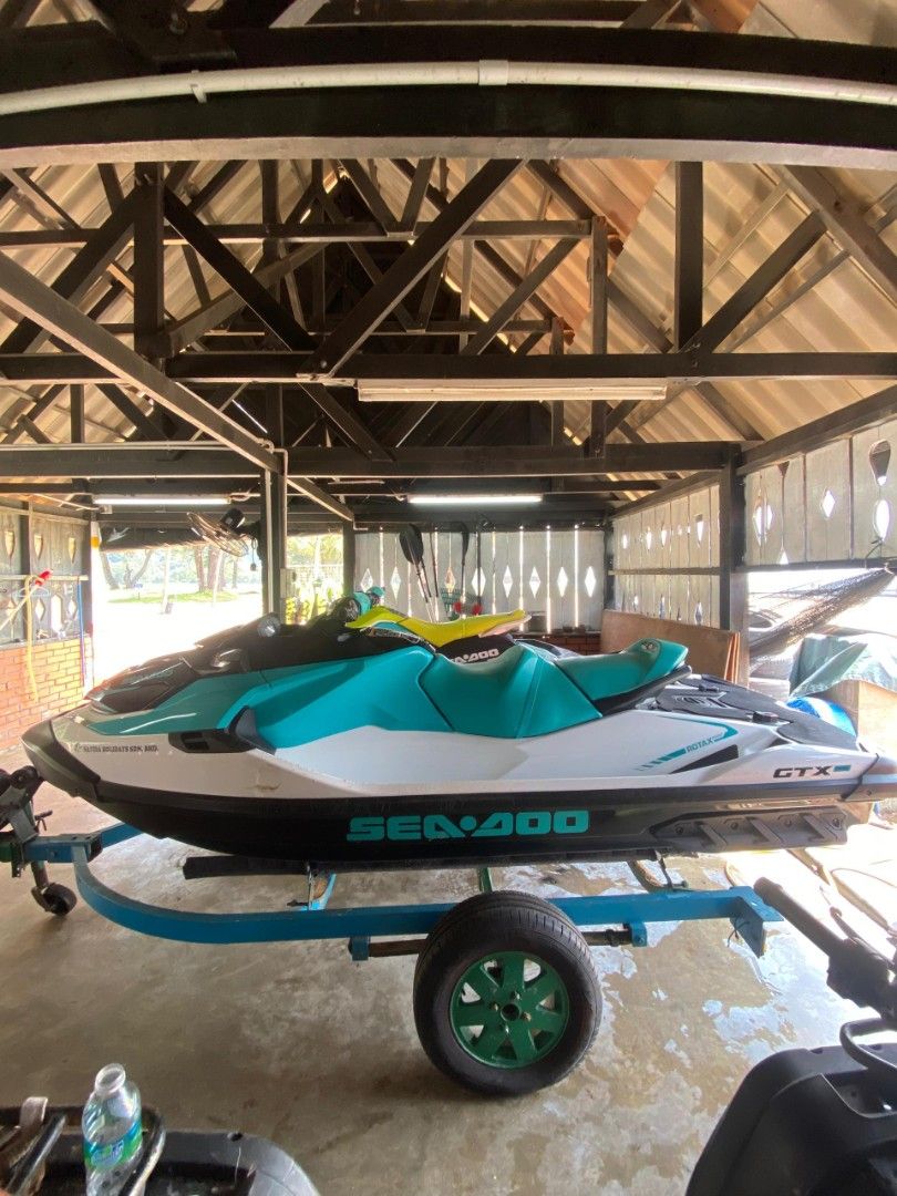 JETSKI (SEADOO GTX) (Category: Announcements) located in Cukai. Submitted by ahkiyals-09456 (Listing ID 1383505680, Image 1). Description: 2023 GTX PRO 130 IBR/REF BLUE(USED) VIN NO :YDV63998B323 COLOUR:REFF BLUE ENGINE: 1630 NEGO!!!!.