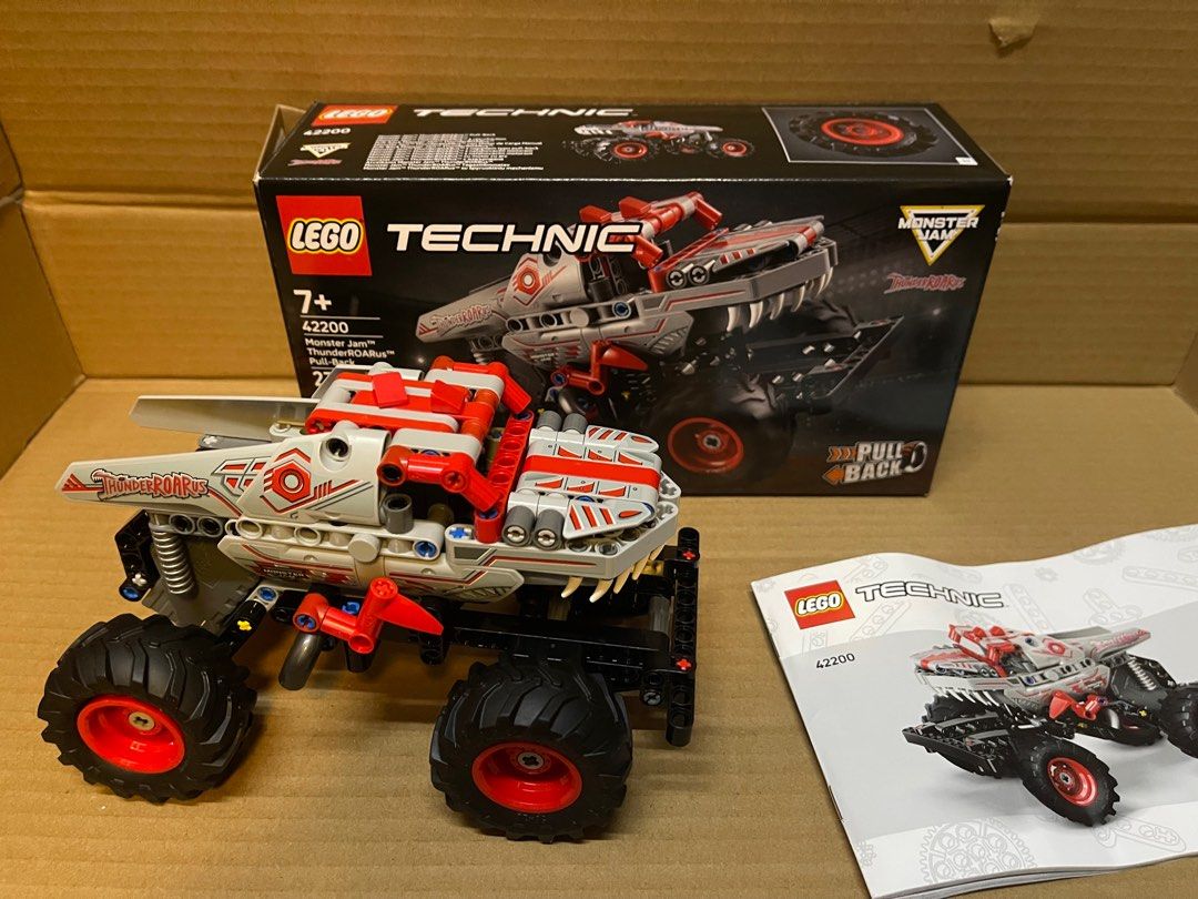 SG60 ~ Lego Technic 42200 Monster Jam ThunderROARus Pull-back [2025 ...