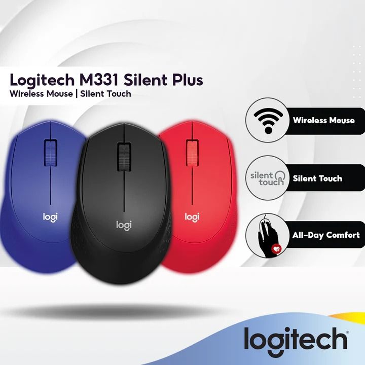 Logitech M331 Silent Plus Wireless Mouse