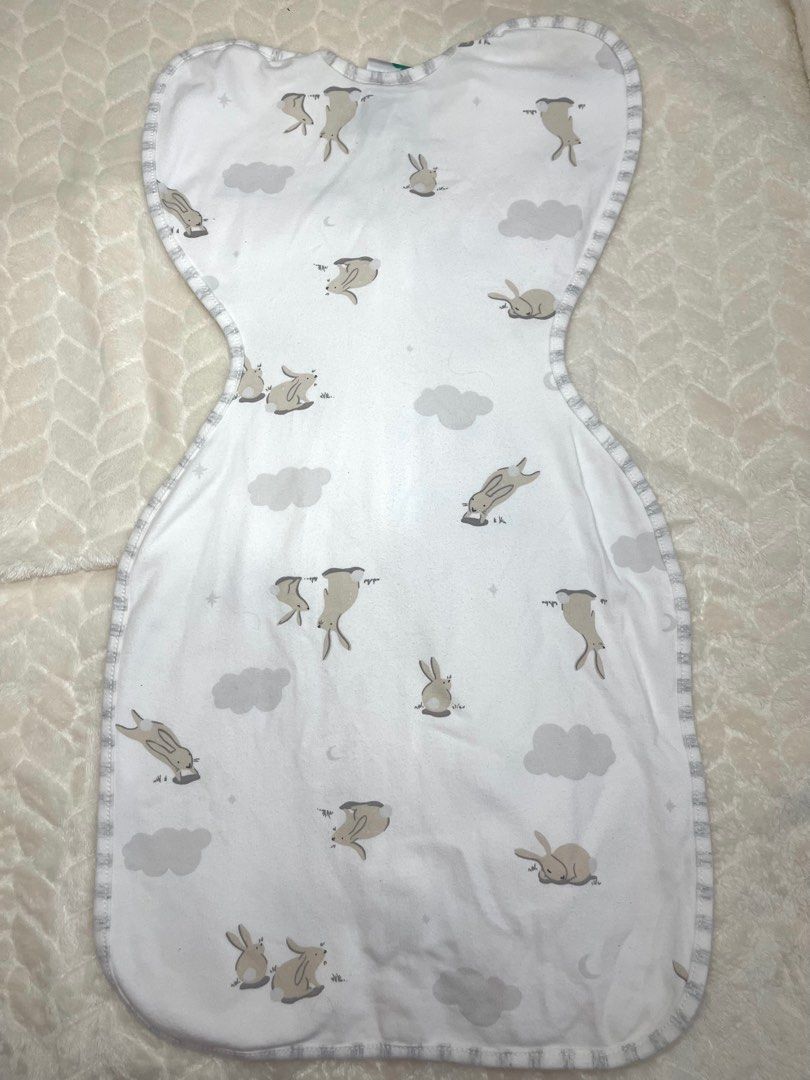 love to dream bunny swaddle (Category: Babies & Kids Fashion) located in Marikina City. Submitted by love_basic (Listing ID 1383513063, Image 2). Description: has few milk stains.