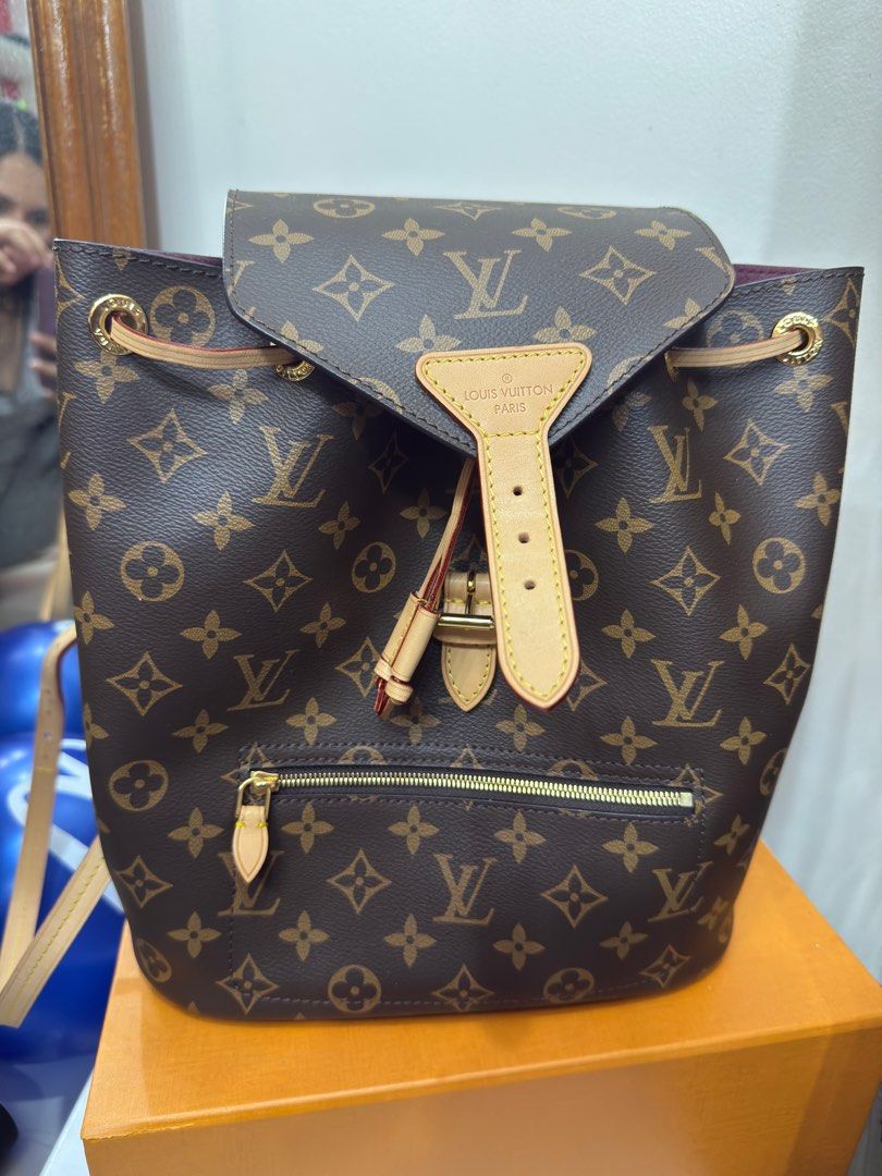 LV Montsouris Backpack (Category: Luxury Bags & Wallets) located in Marikina City. Submitted by bellissimaestile (Listing ID 1383475045, Image 1). Description: Kyoto, Japan Shop bought. This item is for pick up only so you can check. ACTUAL PHOTO POSTED. Meet up/ Pick up location San Mateo Rizal.