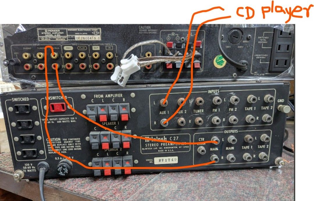 McIntosh C27 Stereo Preamplifier - Vintage Audio63213353689345113