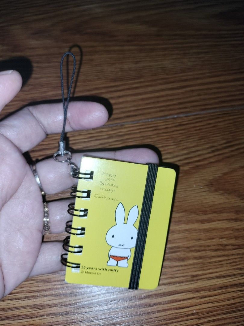 Miffy Mini Notebook (Category: Stationery & School Supplies) located in Quezon City. Submitted by micopioken (Listing ID 1383492401, Image 1). Description: Japan Item Can be a phone charm.