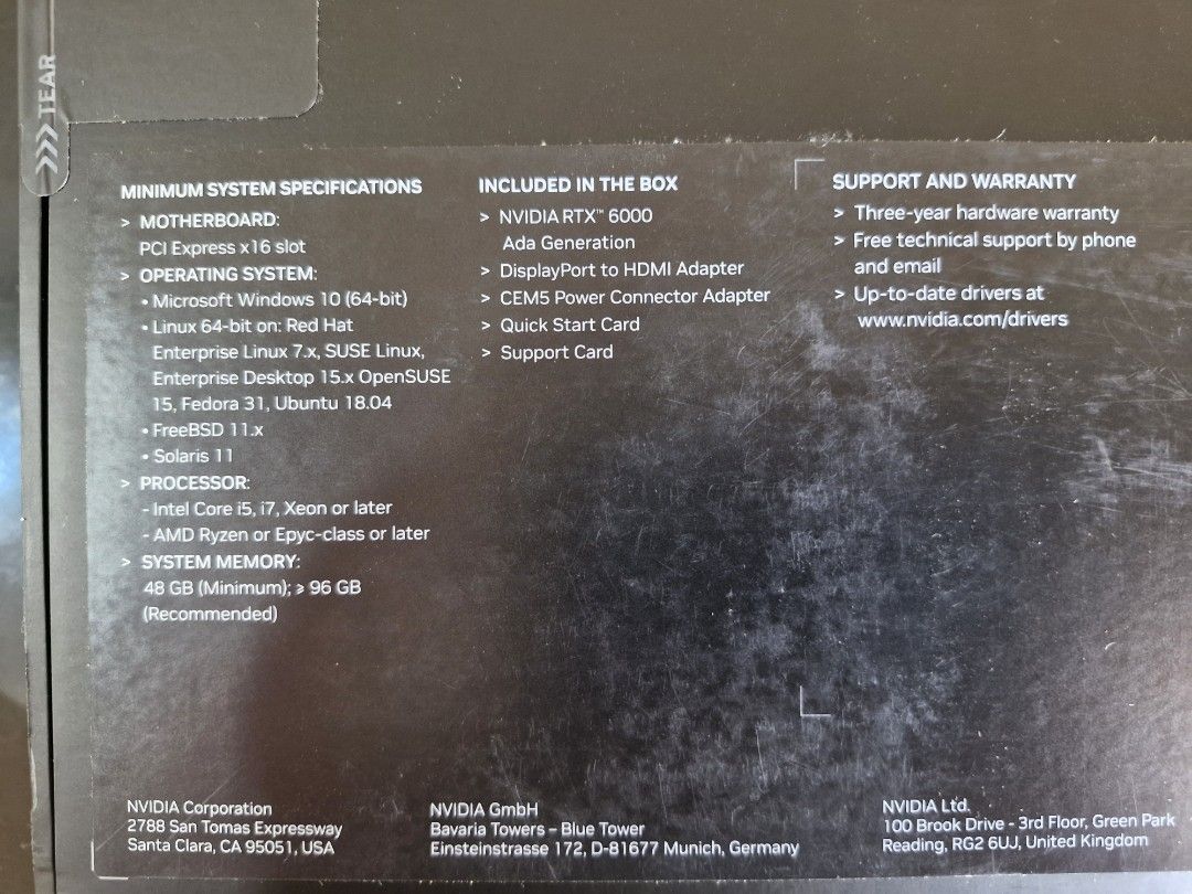 NVIDIA RTX 6000 Ada Generation Graphics Card63205311268227112