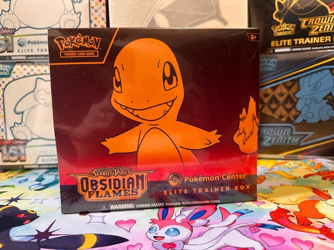 Obsidian flames Pokemon Center ETB ETB Hobbies Toys Toys