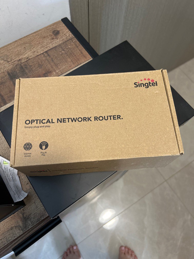 Optical network router - SingTel, TV & Home Appliances, Electrical ...