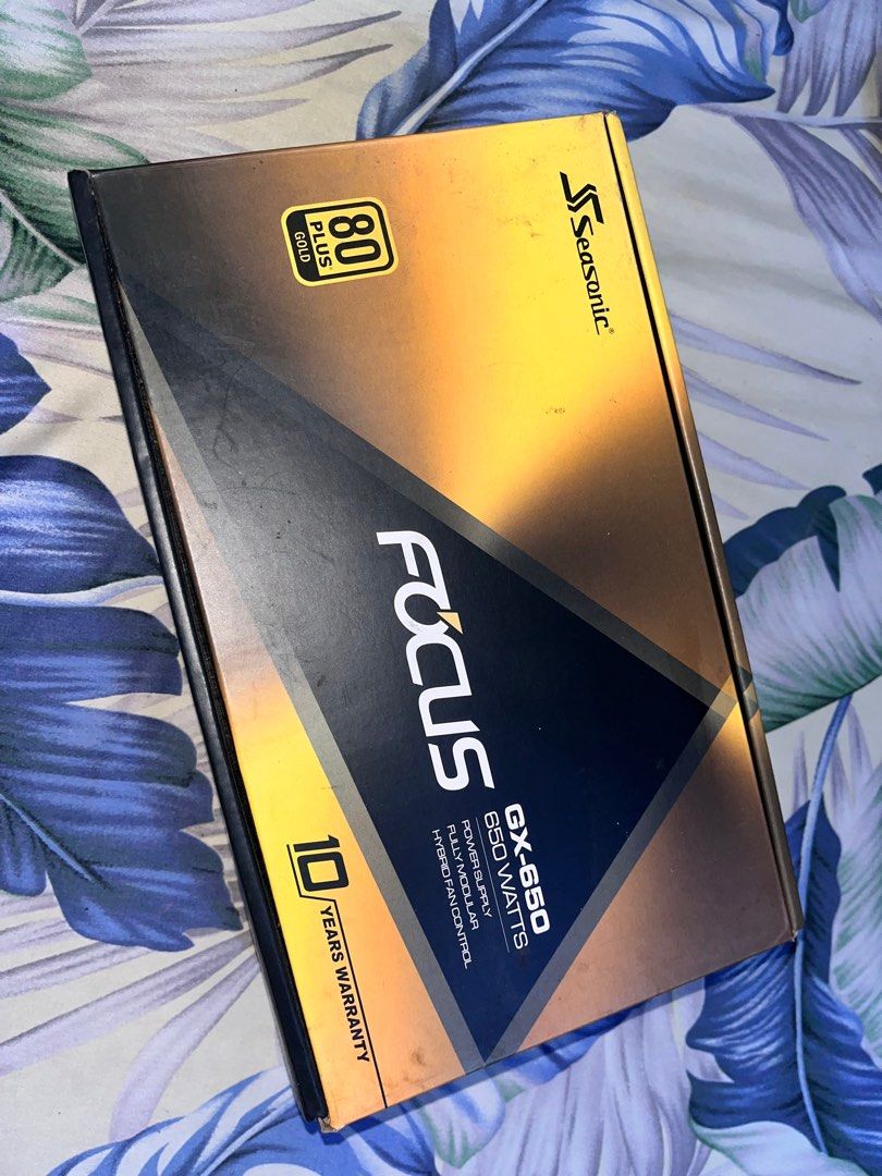 PSU: Seasonic Focus GX-650 (Category: Computer Parts) located in Manila. Submitted by lizheraa (Listing ID 1383552488, Image 2). Description: Brand: Seasonic Description: Focus GX-650 RFS: did not continue building PC bought 2 years ago (unused) lowest price: 4000 .
