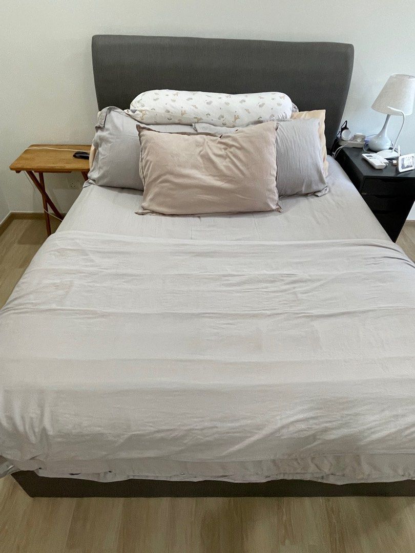 Queen Size Storage Bed Frame