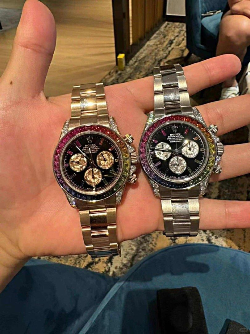 Rolex Rainbow (Category: Luxury Watches) located in Las Pinas. Submitted by calmphoenix.234114 (Listing ID 1383546812, Image 1). Description: Rolex Rainbow Daytona Ref: 116595RBOW | 40mm Mint Condition | Complete Set Year: 2019.