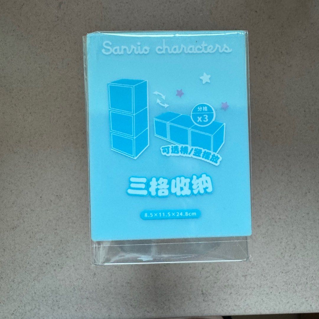 全新Sanrio Characters系列玉桂狗 大耳狗 Cinnamoroll 人偶把手三格抽屜收納 桌上櫃桶仔收納盒, 傢俬&家居, 其他 ...