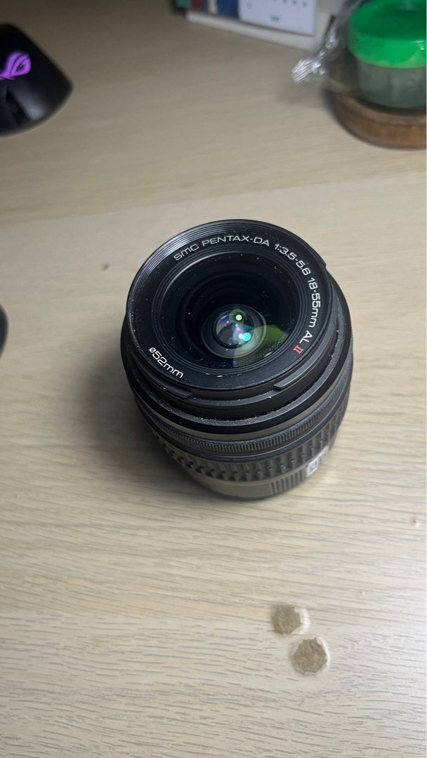 SMC Pentax DA 18-55 II (Category: Lens & Kits) located in Quezon City. Submitted by fredrichcustodio (Listing ID 1383561810, Image 1). Description: SMC Pentax DA 18-55mm f3.5-5.6 AL II Rfs: Not compatible for my film slr needs.