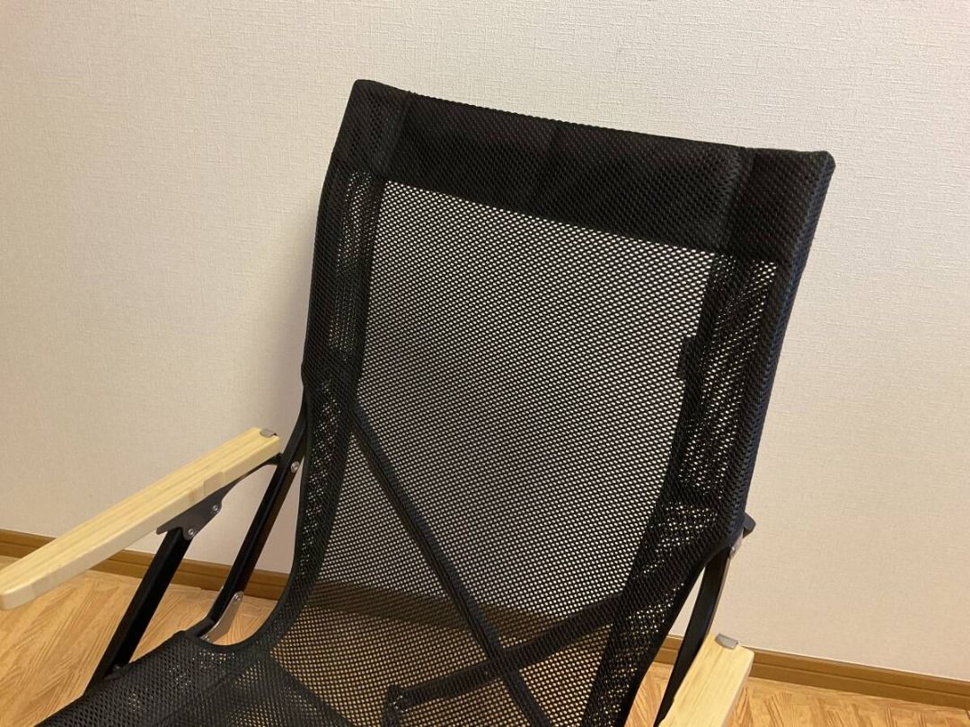 Snow Peak Mesh Low Chair 30 Rich Black LV-110M-RB Limited Edition ...
