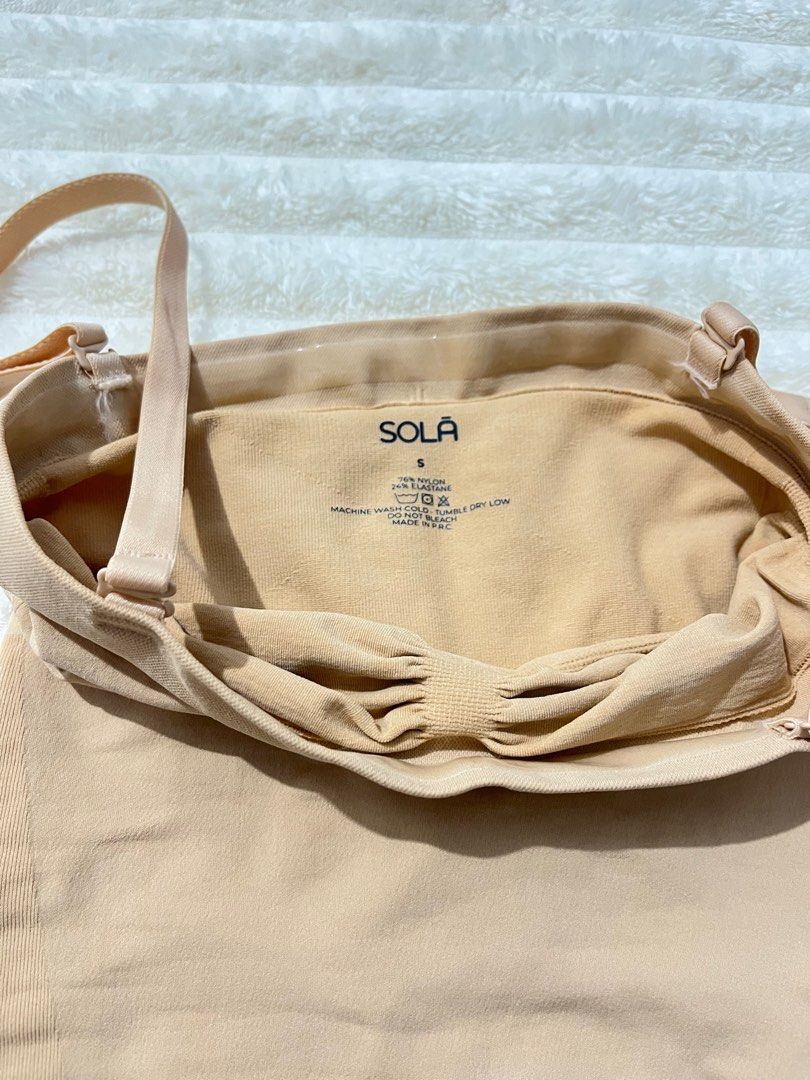 Sola Sculpting Classic Bodysuit (Category: Undergarments & Loungewear) located in Cabanatuan. Submitted by yusitems (Listing ID 1383601764, Image 3). Description: Size: Small (sand color) Bust: 31.5” to 33.5” Waist: 24” to 26” Hips: 34” to 36.5” Rfs: doesn’t suits me 📦 Shipping via J&T starts at ₱54.
