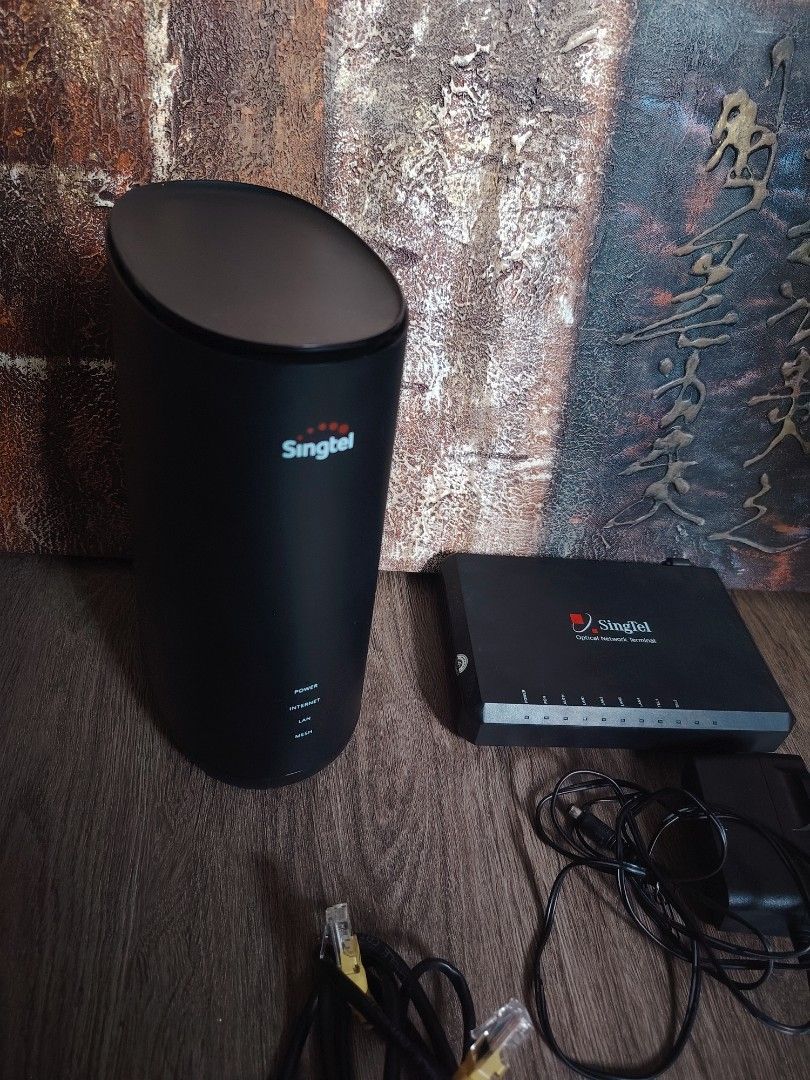 [still available] Singtel WiFi 6 Router RT5703W Large Size with free ...