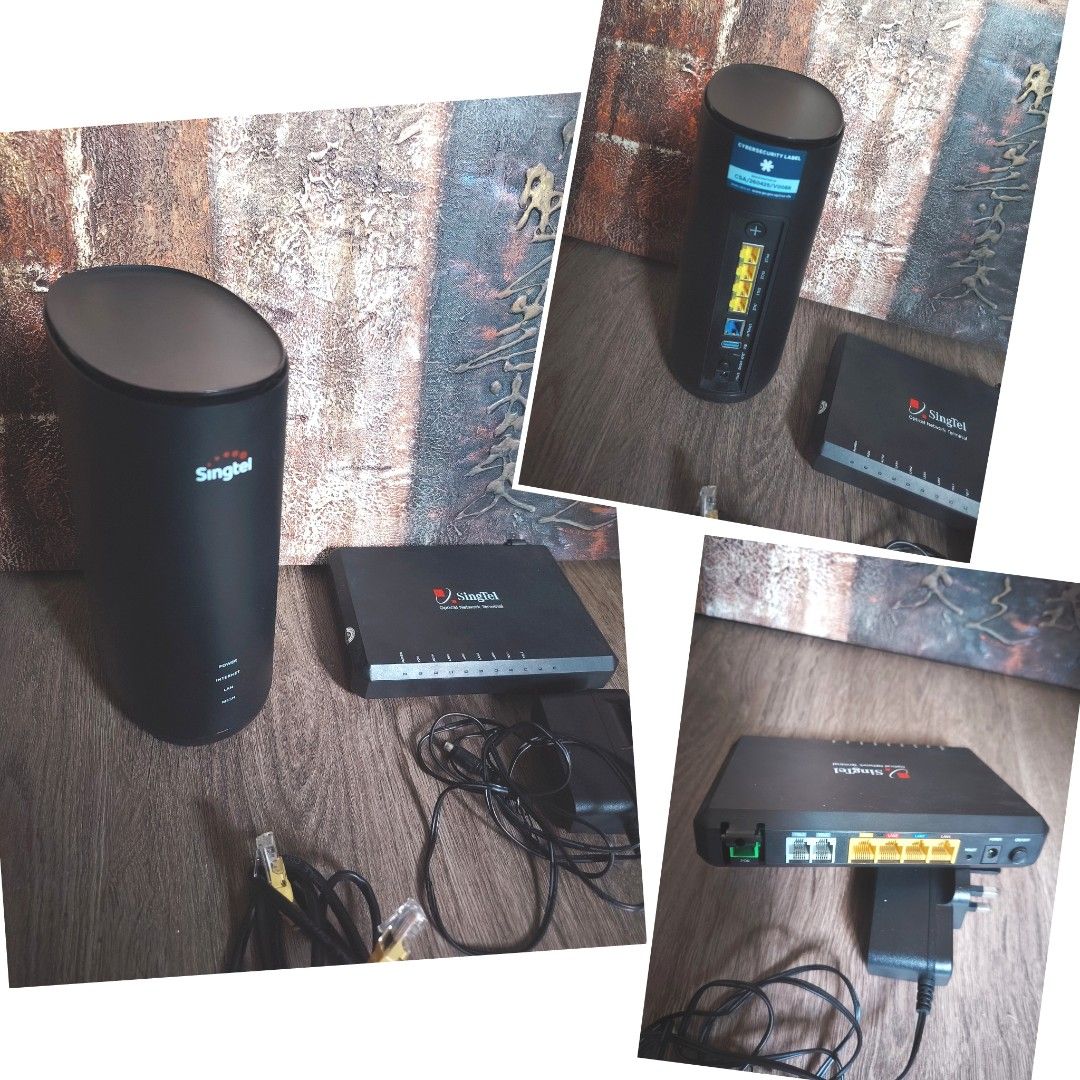 [still available] Singtel WiFi 6 Router RT5703W Large Size with free ...