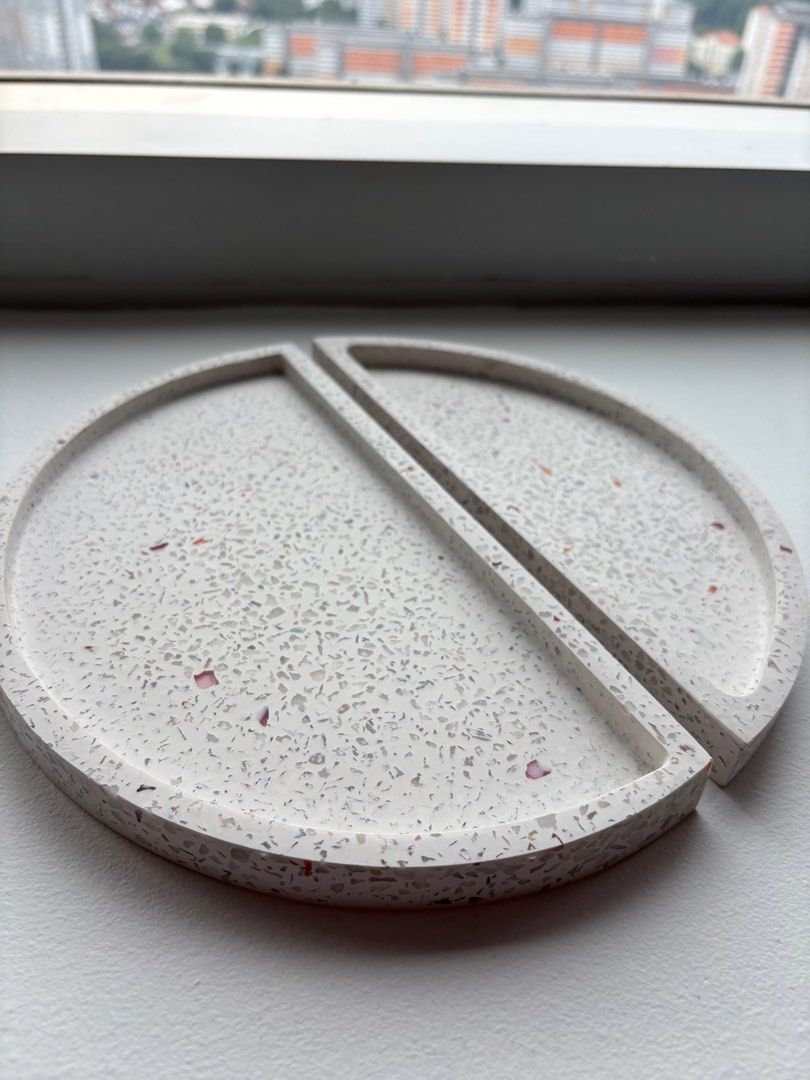 Terrazzo Decorative Trays (set of 2)