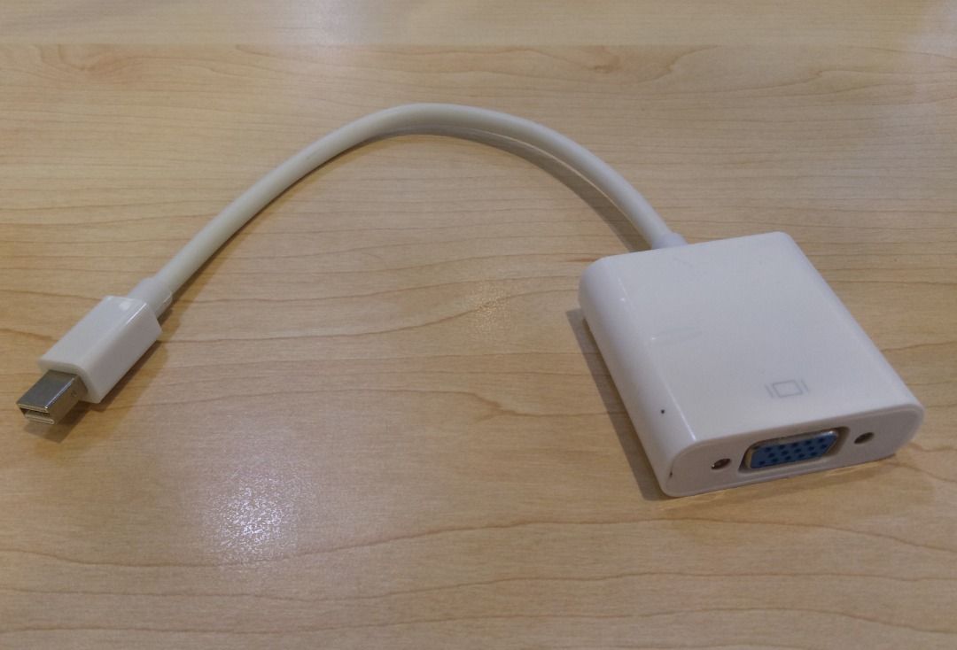 Thunderbolt Mini DisplayPort DP MiniDP to VGA Adapter Active Converter (Category: Cables & Adaptors) located in Quezon City. Submitted by matet07 (Listing ID 1383478053, Image 1). Description: Thunderbolt Mini DisplayPort DP MiniDP to VGA Adapter Active Converter Mini DisplayPort(male)-input VGA(female)-output -250 each -200 wholesale(6pcs. and above) -compatible with macbook and imac -with 1 week warranty -accept for shipping via GRAB, SPEEDY/BO