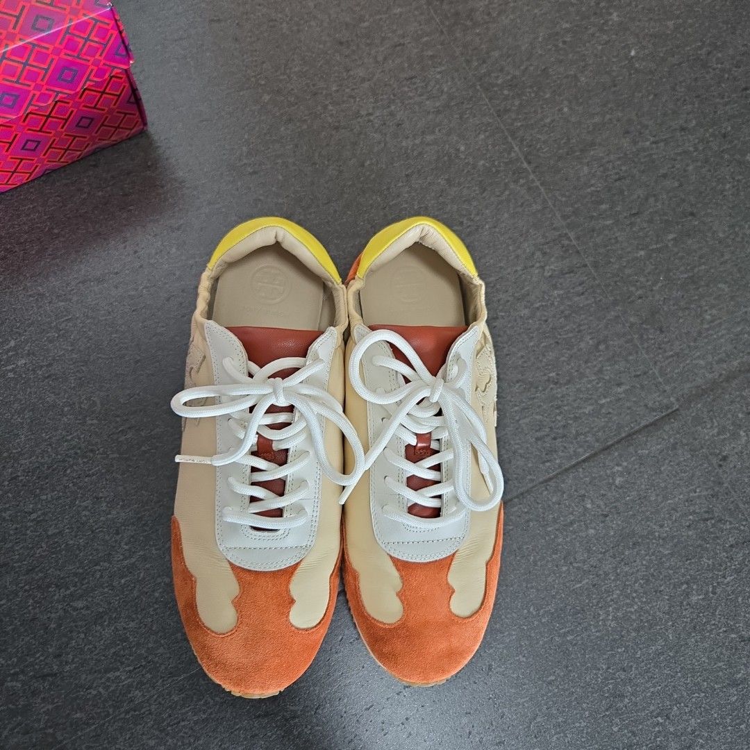 Tory Burch Leather Trainers 女裝 鞋 波鞋 Carousell