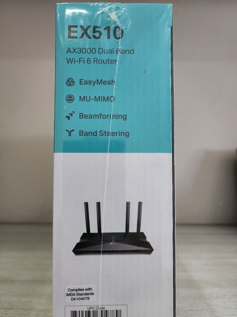 TP-Link Aginet EX510 AX3000 Dual Band Wi-Fi 6 Router63205311207810112
