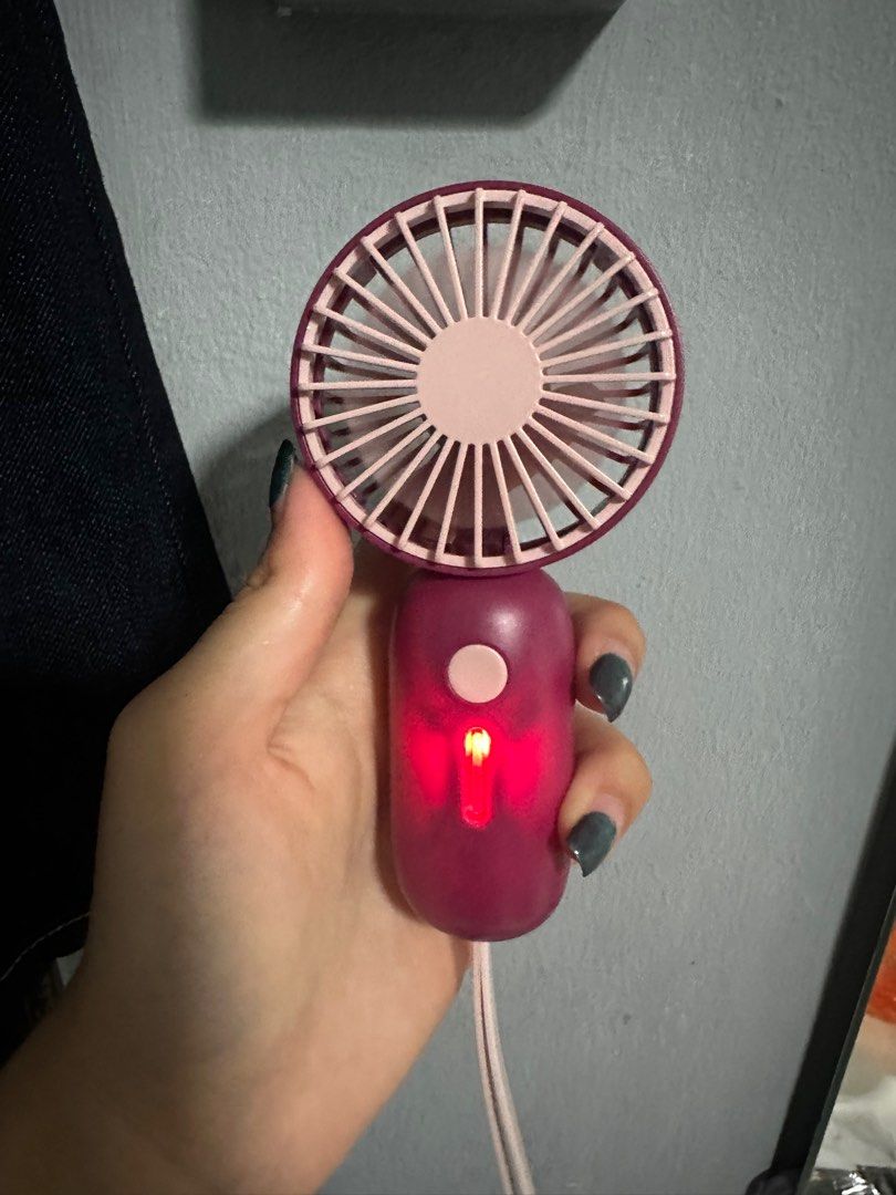 USB PORTABLE PINK FAN
