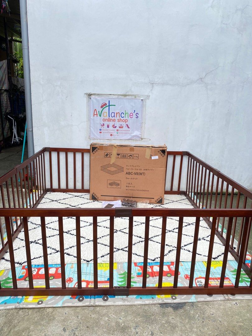 Wooden Playfence from Japan (Category: Cots & Cribs) located in Manila. Submitted by avalanchesonlineshopmainacount (Listing ID 1383516626, Image 2). Description: .