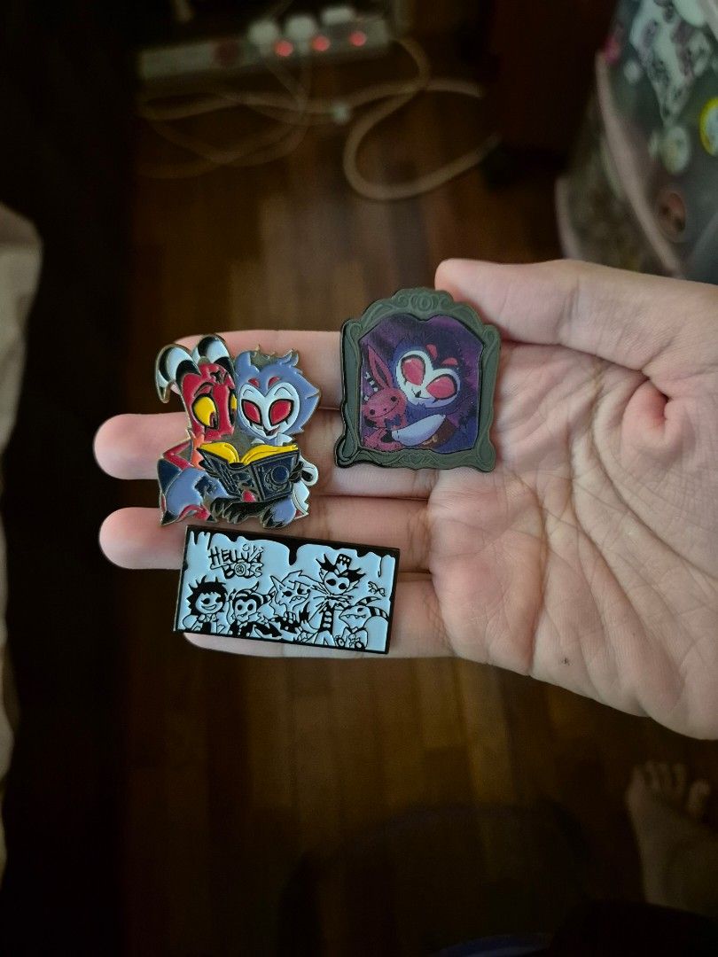 Stolitz Pin WTS Helluva boss Pins and Acrylic Standee, Hobbies & Toys, Memorabilia ...