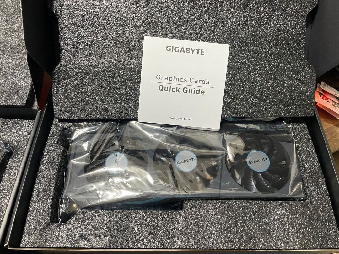 2 GPUs RTX 3080 Ti Gigabyte Eagle 12GB (Category: Computer Parts) located in Makati City. Submitted by cyberzone777 (Listing ID 1377716435, Image 2). Description: 2 Items RTX GeForce 3080 Ti and almost new. Just used less than 4 months and keep to the box and never been used just before. Price is negotiable..
