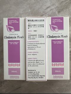 Clindaclear Acne Solution Clindamycin Hydrochloride Topical Solution 1% w/v clindamycin64215000639746110