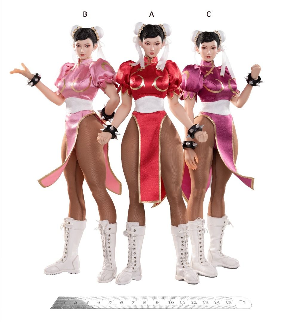 🔥預訂/批發🔥 STAR MAN 1/6 女格鬥家春麗Chun Li MS-015A（紅色版本