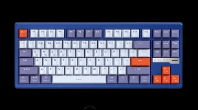 Ajazz QS87 Pro Tri-Mode Gaming Keyboard Matcha Latte Switch Original Purple Blue Red Keycaps64201235764737110