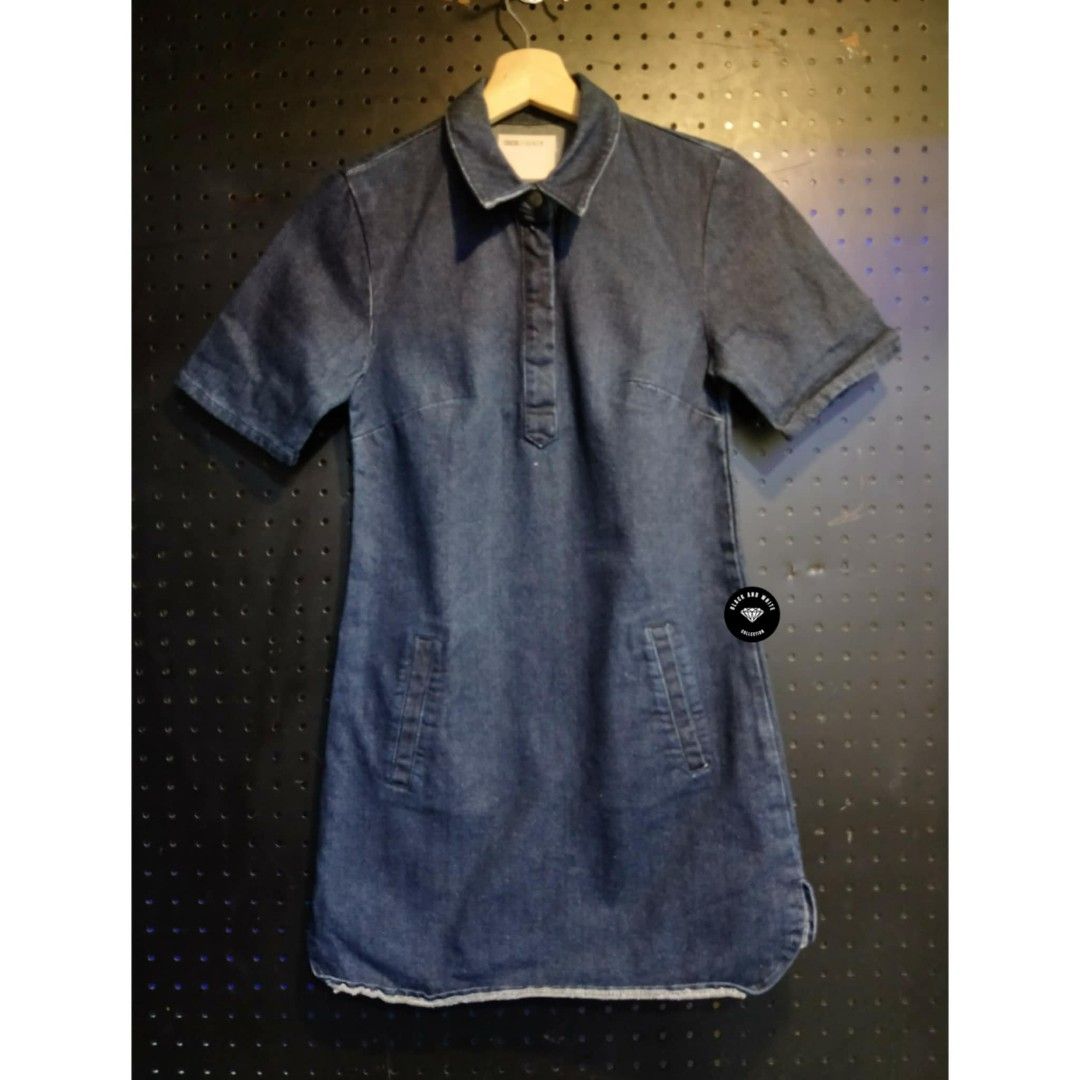 ASOS DENIM WOMEN'S DENIM SHORT DRESS