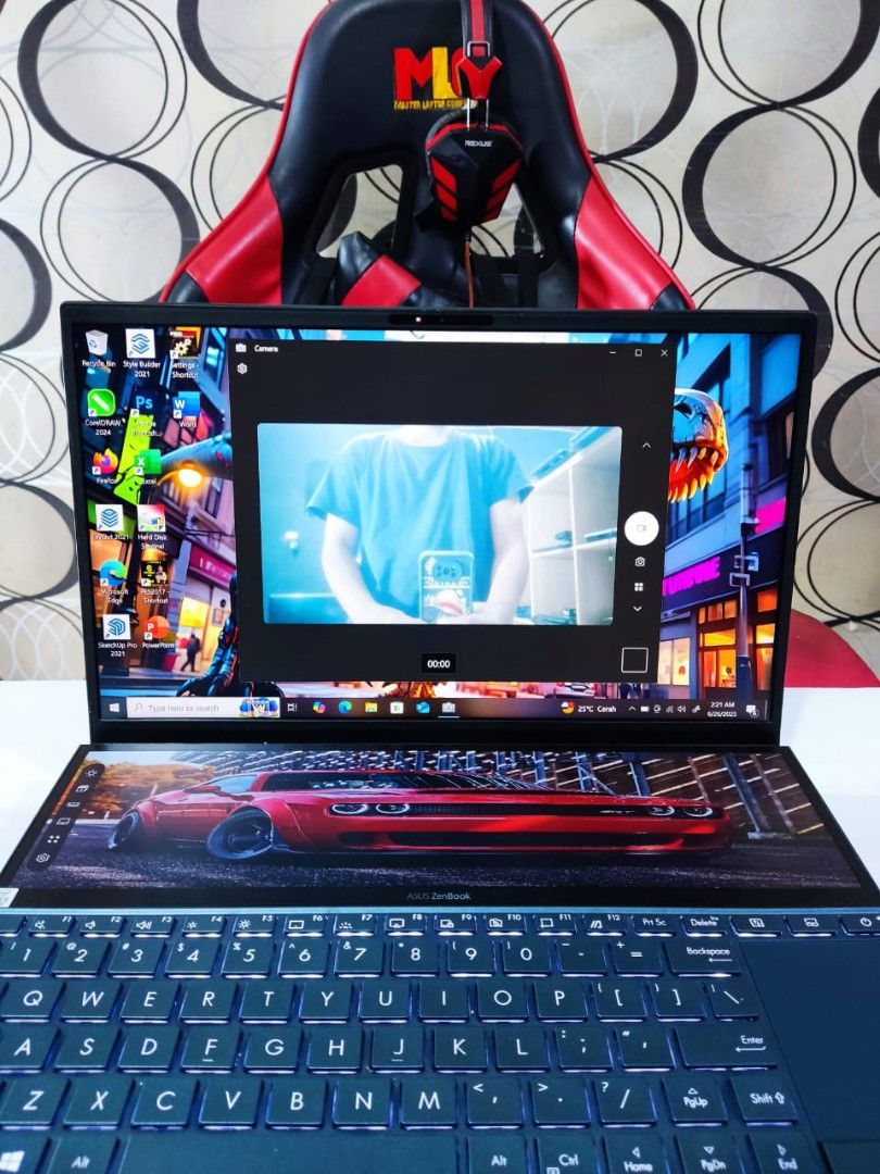 ASUS ZENBOOK Duo UX481Fa -308 seri tertinggi di ZENBOOK [Ram 8GB