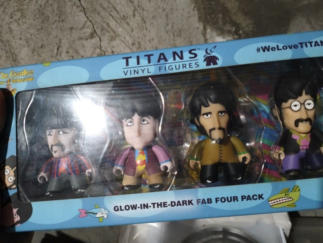 Beatles titans vinyl figure box 3inch (Category: Designer & Blind Box Toys) located in Manila. Submitted by jhenaloymerchandise (Listing ID 1378361436, Image 1). Description: Beatles titans vinyl figure box 3inch brand new in box.