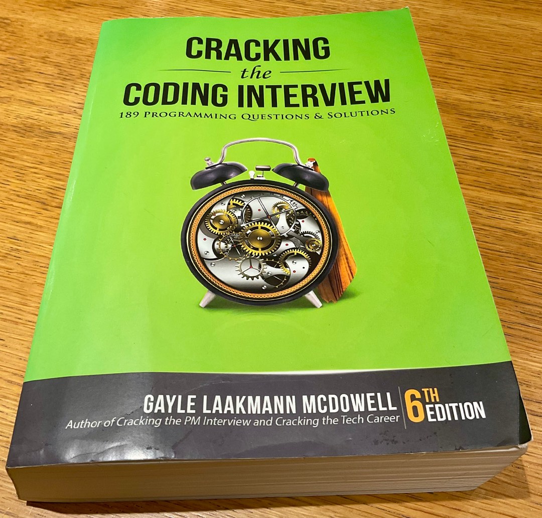 Cracking the Coding Interview 6Ed, 興趣及遊戲, 書本 & 文具, 教科書 - Carousell